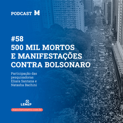 #58 Podcast do Manchetômetro │ 500 mil mortes e manifestações contra Bolsonaro