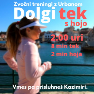 Dolgi tek s hojo (2 uri: 8 min tek in 2 min hoja)