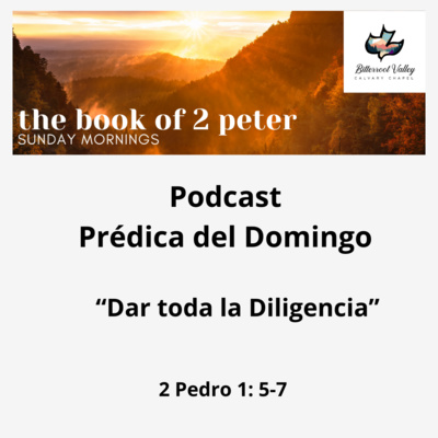 Prédica del Domingo “Dar toda la Diligencia” 2 Pedro 1: 5-7