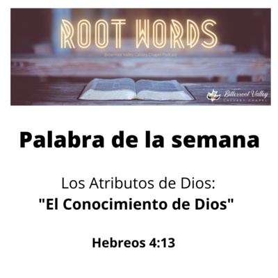 Los Atributos de Dios: El Conocimiento de Dios Hebreos 4:13