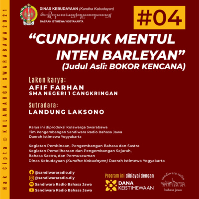 Sandiwara Radio Bahasa Jawa (Javanese-Language Radio Drama)