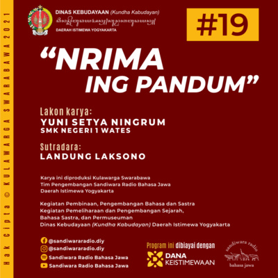 Sandiwara Radio Bahasa Jawa (Javanese-Language Radio Drama)