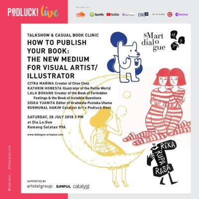 [LIVE] Buku, Medium Baru Bagi Seniman & Ilustrator feat. Citra Marina, Kathrin Honesta, Lala Bohang episode artwork