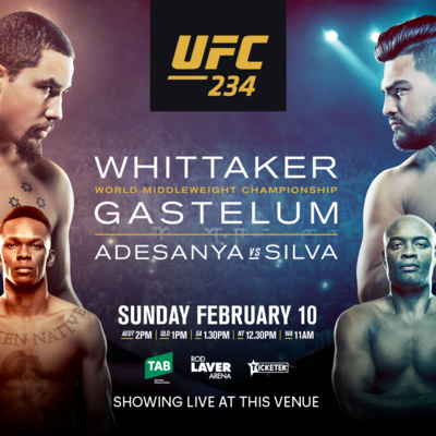 MMA UFC 234 Fight Card  episode artwork