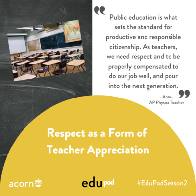 Respect as a Form of Teacher Appreciation