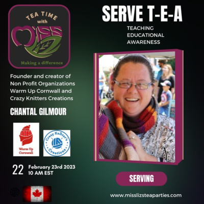 Teatime with Miss Liz T-E-A Open Discussion with Chantal Gilmour WarmUp Cornwall  episode artwork