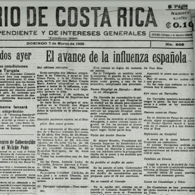 El impacto de la "gripe española" en Costa Rica en 1920 🤧