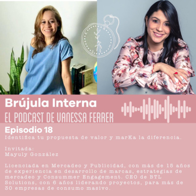 Portada de Brújula Interna. El podcast de Vanessa Ferrer