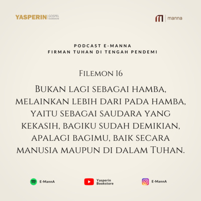 DULU BUDAK, KINI SAUDARA (Podcast) episode artwork