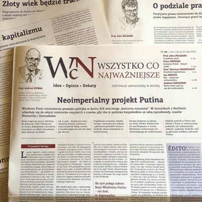 "Neoimperialny projekt Putina" - 30. numer "Wszystko Co Najważniejsze"