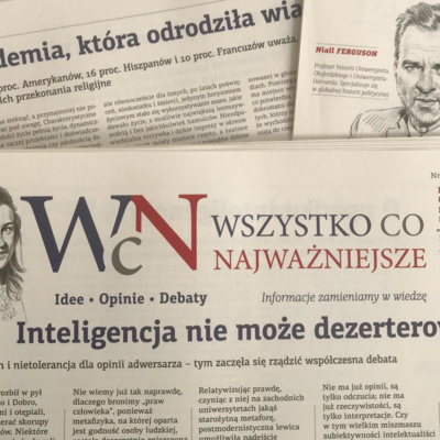 "Inteligencja nie może dezerterować" - 31. numer "Wszystko Co Najważniejsze"