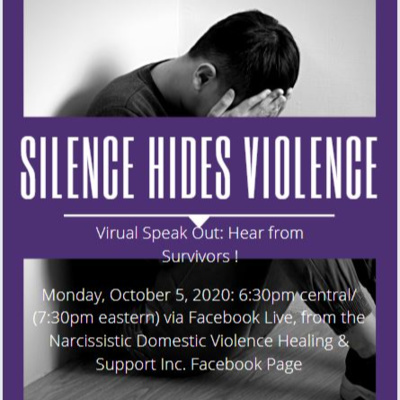 |Season 1 Episode 13 | Live from the 1st Annual "Virtual Speak Out: Silence Hides Violence " , by NDV Healing & Support Inc. !