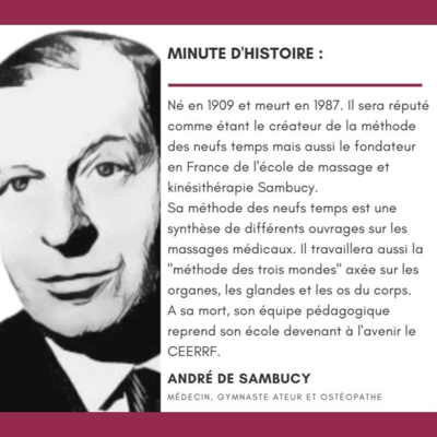 La minute Histoire de la Kiné : André de Sambucy