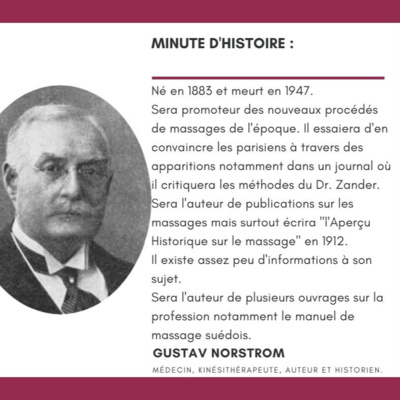 La minute histoire de la kiné : La vie de Gustav Norstrom