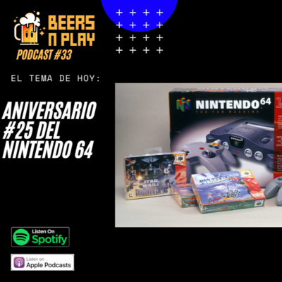🍻🕹Aniversario 25 del Nintendo 64