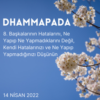 8 - Dhammapada - Başkalarının Hataları ve Kendi Hatalarım episode artwork