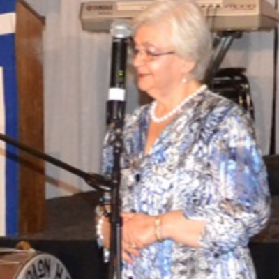 Mrs Anastasia Krystallidis: "Freedom" and "Greece" - 2 words, intertwined.