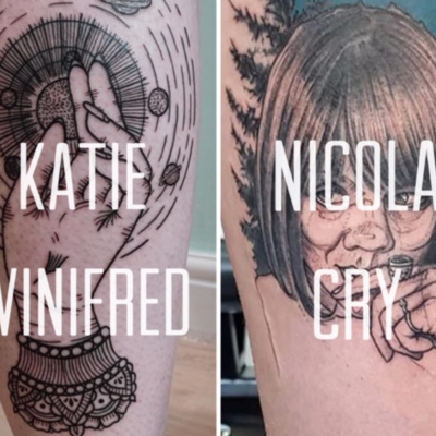 Katie Winifred and Nicola Cry