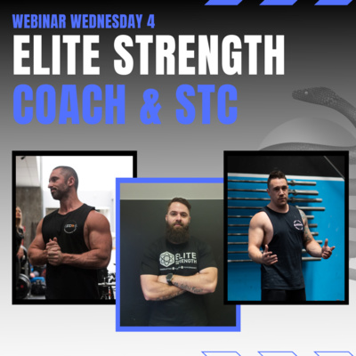 Strength Training | Life & Training Advice | S&C Education with STC & ESC - Webinar Wednesday #4