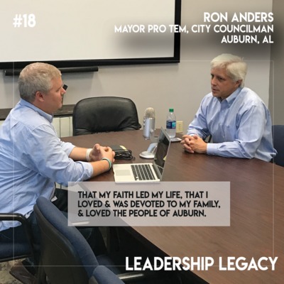 LL18: Ron Anders - Mayor Pro Tem, City Councilman, Auburn, AL