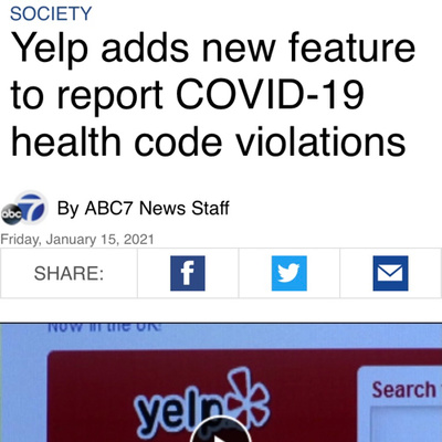 Half Shot: Yelp Thinks Everyone's a Health Inspector