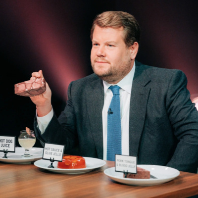 Half Shot: James Corden Has Egg on His Face