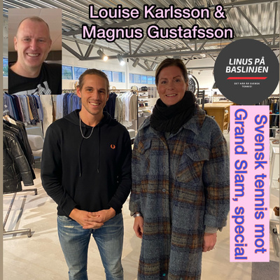 cover of episode Svensk tennis mot Grand Slam, avsnitt 10: Louise Karlsson & Magnus Gustafsson