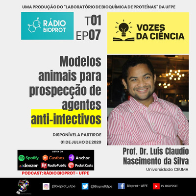 VOZES DA CIÊNCIA - Modelos animais para prospecção de agentes anti-infectivos