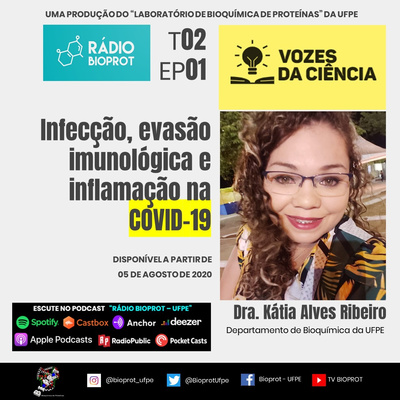 VOZES DA CIÊNCIA - Infecção, evasão imunológica e inflamação na COVID-19