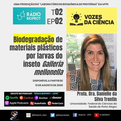 VOZES DA CIÊNCIA - Biodegradação de materiais plásticos por larvas do inseto Galleria mellonella