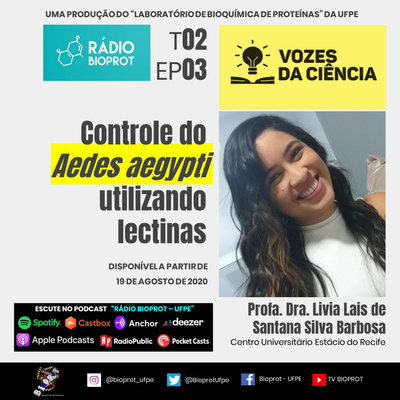 VOZES DA CIÊNCIA - Controle do Aedes aegypti utilizando lectinas