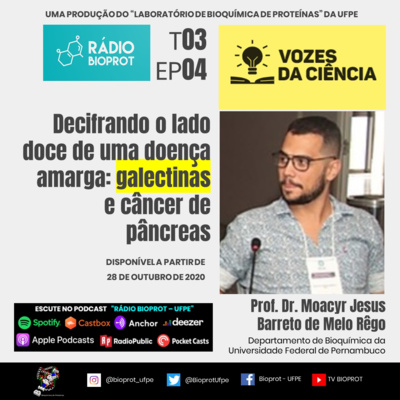 VOZES DA CIÊNCIA - Decifrando o lado doce de uma doença amarga: galectinas e câncer de pâncreas