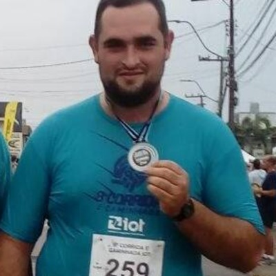 Rodolfo já perdeu 30 quilos e corre atrás dos próprios recordes