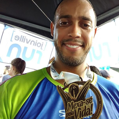 Representante comercial Gerciel Santos vê a corrida de um jeito cristão