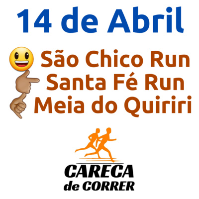 Tudo pronto pra São Chico Run, no domingo (17/4) em São Francisco do Sul
