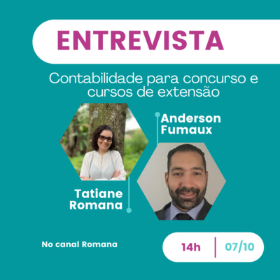 #entrevista - Anderson Fumaux - Professor de contabilidade para concurso e cursos de extensão