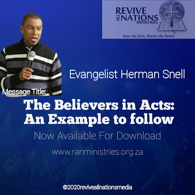 The Believers in Acts - An Example to Follow