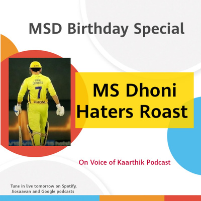Special Episode 1 Ms Dhoni Haters Roast