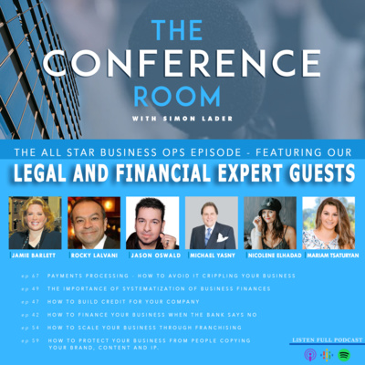 Episode 71 – The All Star Business Ops Episode - featuring our Legal and Financial Expert Guests