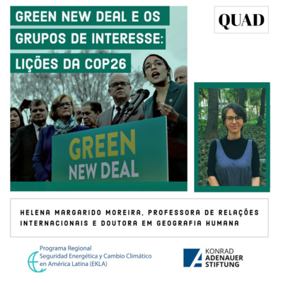 Episódio 19: GREEN NEW DEAL E OS GRUPOS DE INTERESSE: LIÇÕES DA COP26