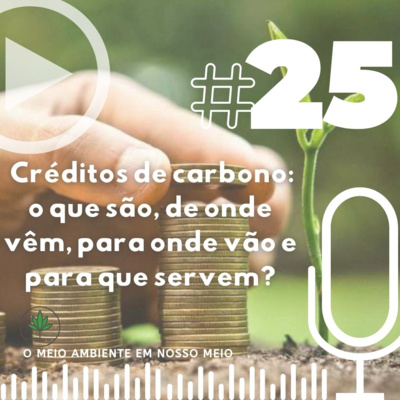 Ep. 25 - Créditos de carbono: o que são, de onde vêm, para onde vão e para que servem?