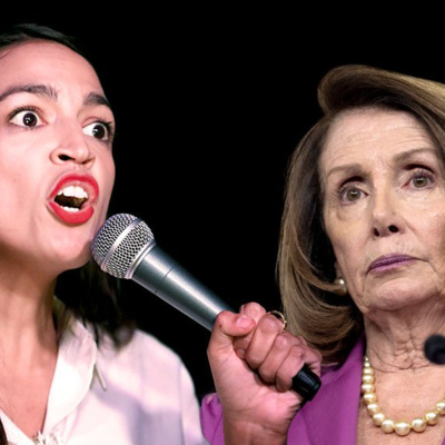 Pelosi vs AOC