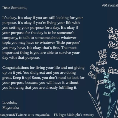 Poetry 6: mayonaka/dear someone 