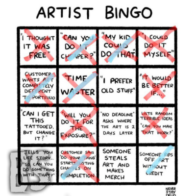 BS - ARTIST BINGO