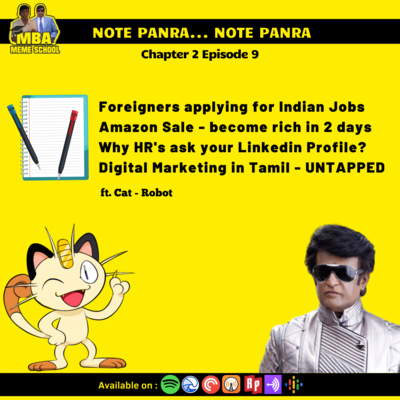 π¨π»βπ» C2E09 - Ikkarai opportunities awaiting | Note Panra