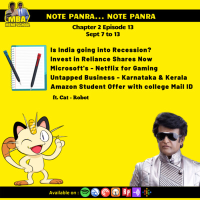 π¨π»βπ» C2E13 - Ennada nadakudhu inga | Note Panra
