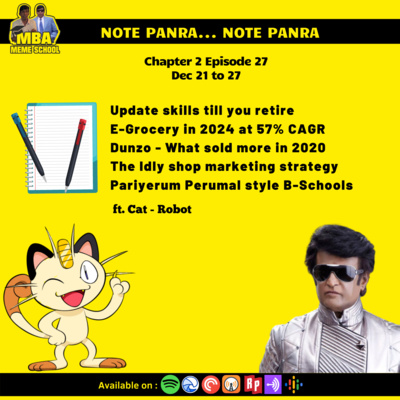 π¨π»βπ» C2E27 - Next year sandhipom | Note Panra