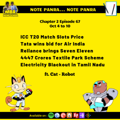π¨π»βπ» C2E67 - Annaatthe electricity blackout aagapodhu ennathae | Note Panra