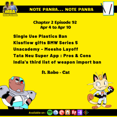π¨π»βπ» C2E92 - Tata Neu yet to enter BEAST Mode | Note Panra