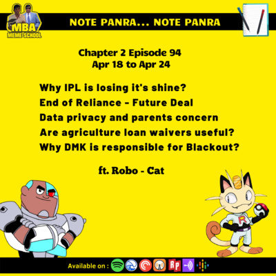 π¨π»βπ» C2E94 - Reliance ka red card uh eduthu paar record uh | Note Panra